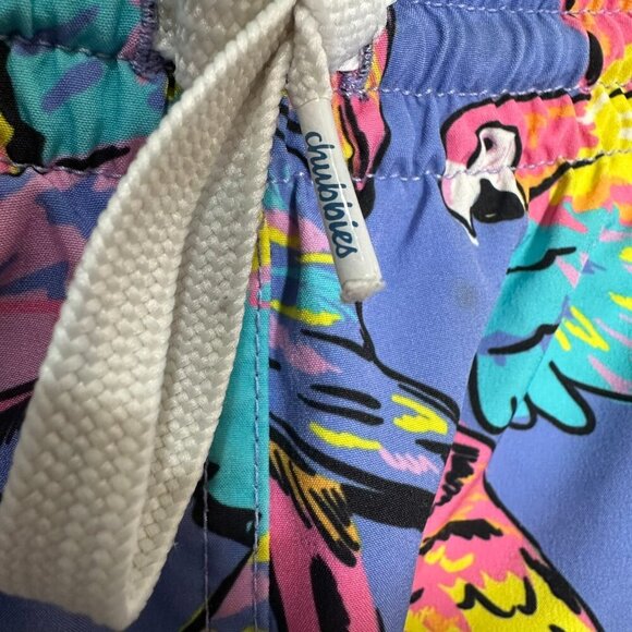Chubbies Swim Trunks Size XL Parrot Tropical Vacation Beach Cruise - Picture 3 of 8